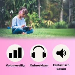 Koptelefoon kinderen met draad - Kinderkoptelefoon - Bedrade hoofdtelefoon - Veilig volume - School - Tablet - Laptop - Reizen - Muziek luisteren — thumbnail 4