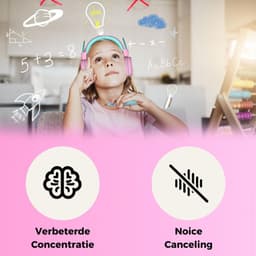 Koptelefoon kinderen met draad - Kinderkoptelefoon - Bedrade hoofdtelefoon - Veilig volume - School - Tablet - Laptop - Reizen - Muziek luisteren — thumbnail 3