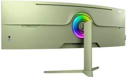 Arozzi Nova 49" Gaming Monitor - Curved - DQHD VA - 165Hz - USB-C - Bosgroen — thumbnail 2