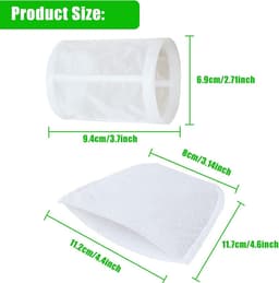 2 voorfilters + 2 Pre filters Geschikt voor Makita CL100 / 106/180 DCL180 stofzuigeraccessoires, voorfilterdeel 451208-3, filterdeel 443060-3 — thumbnail 3