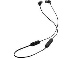JBL Tune 135BT - Bluetooth Oordopjes Draadloos - In-ear - Oortjes met Kabel - 16 uur speeltijd - JBL Pure Bass - Zwart