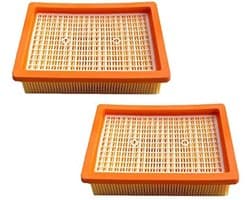 Vouwfilter - HEPA vlakfilter - geschikt voor Kärcher - wasbaar - Vlakfilter - geschikt voor MV4, MV5 , MV6 serie - Vervanger - Platte Vouwfilters - Premium Kwaliteit - 2 STUKS