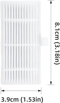 robotstofzuiger accessoires - Geschik voor MAMNV ZCWA BR150 - BR151 - met filter, mop pad en zijborstels - 10 stuks — thumbnail 5