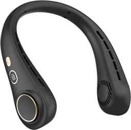 Draagbare stille nekventilator met 5 snelheden en USB-oplaadfunctie voor onderweg — thumbnail 5