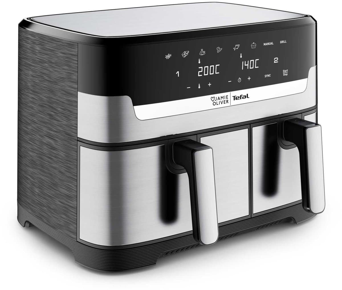 Tefal Jamie Oliver 8,3L dubbele airfryer EY90JDE1 — afbeelding 1