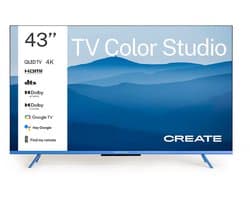 CREATE - QLED 4K 43" Smart TV met antireflectiescherm en gekleurde lijst - TV COLOR STUDIO