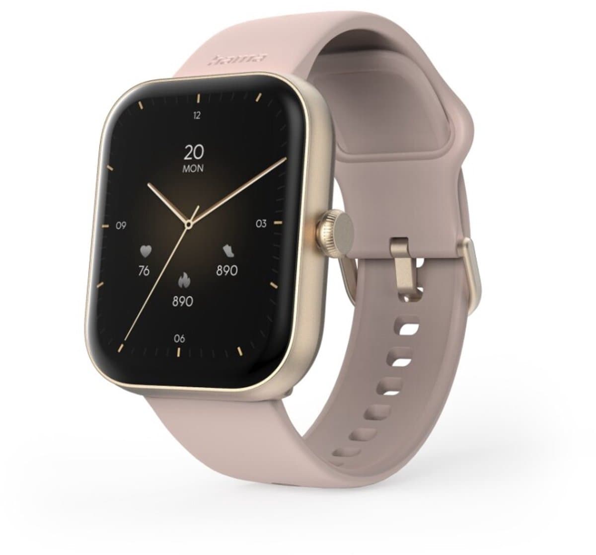 Hama Smartwatch 5000 Telefoonfunctie Slaapanalyse Waterdicht 1.65 Inch Rosé — afbeelding 1