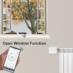 Slimme Radiatorthermostaatset met Zigbee Gateway en WiFi - Programmeerbare Thermostaten voor Slimme Verwarming — thumbnail 3