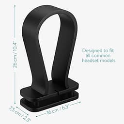 Houten Hoofdtelefoonhouder - Universele Houder met Kabelbeheer - Minimalistisch Design — thumbnail 5
