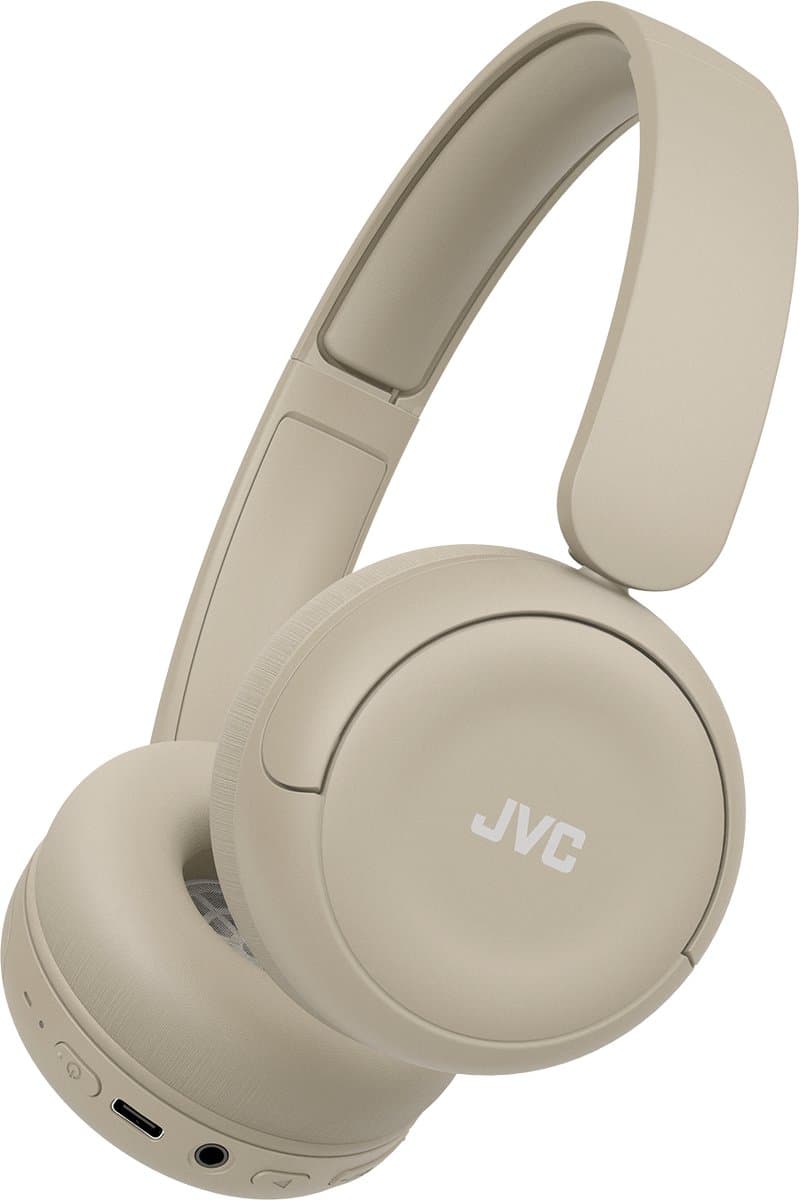 JVC HA-S59W – Draadloze Hoofdtelefoon met 50 uur batterij en ultiem draagcomfort - Beige — afbeelding 1