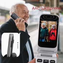DailySupplies® Senioren Mobiele Telefoon 4g - Senioren GSM - Zwart — thumbnail 3