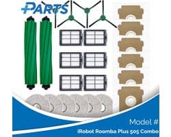 iRobot Roomba Plus 505 Combo Onderhoudsset (Plus.Parts® alternatief voor 4849962)
