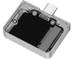 LogiLink Externes SSD-behuizing, USB-C - PCIe NVMe, zilver