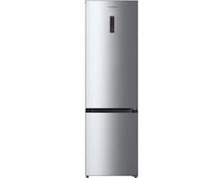 Heinner HCNF-HM377INVXC Koel-vriescombinatie 377 L – Full No Frost – Touchbediening met LED-display – Holiday-functie – Super-functie – RVS – 5 Jaar Garantie