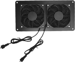 Ventilatieventilator voor Optimale Luchtstroom - Dubbele Ventilator Configuratie met 43.4 CFM — thumbnail 5