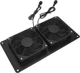 Ventilatieventilator voor Optimale Luchtstroom - Dubbele Ventilator Configuratie met 43.4 CFM — thumbnail 4