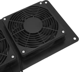 Ventilatieventilator voor Optimale Luchtstroom - Dubbele Ventilator Configuratie met 43.4 CFM — thumbnail 2