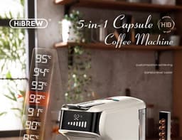 HiBrew 5 in 1Multi Capsule -koffiezetapparaat -Warm-Koud-Geschikt voor meerdere koffiesoorten — thumbnail 2