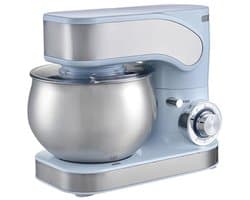 Krachtige Keukenmachine 1600 Watt met 6,5L RVS Kom en 6 Snelheden