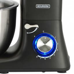 Foodprocessor 5.5 Liter Zwart met 8 Snelheden en Pulsefunctie — thumbnail 2