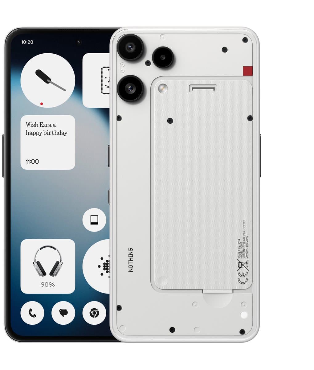 Nothing Phone (3a) Lite - 8GB/128GB - Wit — afbeelding 1