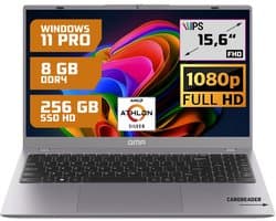 GMR Thuis, Office & Studie Laptop 15.6" FHD | 8GB / 256GB SSD | AMD Athlon Silver | Windows 11 Pro