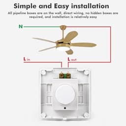 Jadeshay Fan Speed Controller Speed Controller 230V 86 Ceiling Type 10A Speed Controller Fan Wall Mounted LED Dimmer 230V 220V — thumbnail 5