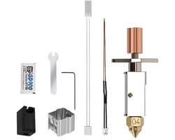 3D printer reserveonderdelen - 3D Printer Nozzles - Keramische Hotend Kit, Tot 300掳C, Vervangende Printkop met Lage Wrijving Messing Nozzle, Geschikt voor diverse 3D Printers