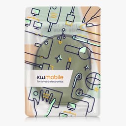 kwmobile hoes geschikt voor Anker Soundcore Q20i - 20 x 16 cm - Beschermhoes voor headset in olijfgroen - Van neopreen — thumbnail 9