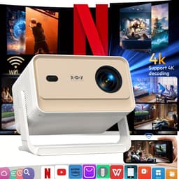 Beamer – Projector – Mini Beamer – Smart Projector – Full HD – 700 ANSI Lumen – WiFi 6 & Draagbaar — thumbnail 3