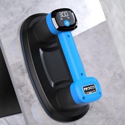 Accu-zuiger voor tegels en glas met LCD-display - 2 motoren en 300 kg zuigkracht — thumbnail 1