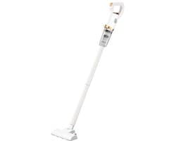 Krachtige Accu Stofzuiger 2-in-1 met Vloerborstel en Lange Accuduur