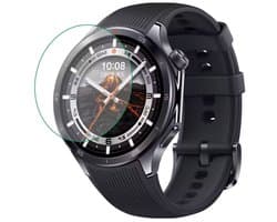 Screenprotector geschikt voor OnePlus Watch 3 – 48 mm – 9H Gehard Glas – Ultradunne Tempered Glass Screen Protector – Kras- & Barstbestendig – 1 stuk – TechDefend