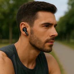S-Combines Live Pro 2 - Draadloze Oordopjes - Bluetooth - Noise Cancelling ANC+ENC - 35 uur speeltijd - LED Display - Met Microfoon - Zwart — thumbnail 4