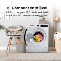 Salora WMH7245 Wasmachine - 7 kg - 1400 RPM - Washing Machine - Wit — thumbnail 4