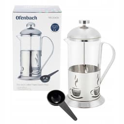 Glazen French Press voor Koffie & Thee - 800ml — thumbnail 1
