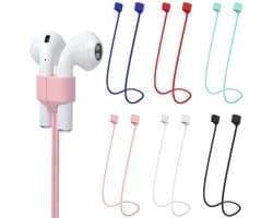 6x Magnetische Oordopjes Koord 70cm - Band Geschikt - Oordopjes Connector Koord - Oordopjes ketting - Siliconen oordopjes koord link koord - Anti Lost Siliconen Strap Voor Draadloze Oordopjes (Geen Oordopjes) - Voor Hardlopen of andere sport