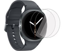ChiGuard Screenprotector 2x geschikt voor Samsung Galaxy Watch 8 40mm Screenprotector - Beschermglas - Curved - GuardCover