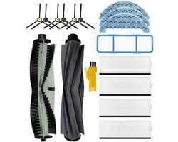 vervangende accessoiresset Geschikt voor ZACO ILIFE A9s A7 X785 X750 X800 robotstofzuiger 16 pakken 2 hoofdborstels, 4 Hepa-filters, 1 primair filter, 6 zijborstels, 3 dweildoeken
