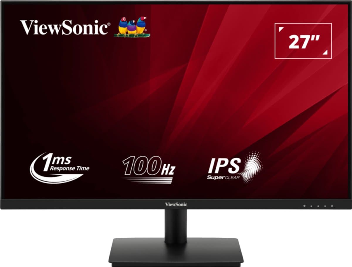 ViewSonic VA270 | 27 Monitor | Full HD IPS | 100Hz | 1ms | HDMI en VGA | Flicker-Free | Blue Light Filter — afbeelding 1