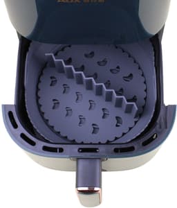 Mold siliconen airfryer, herbruikbare vierkante bakmand, geschikt voor diverse soorten airfryers (grijs) — thumbnail 3