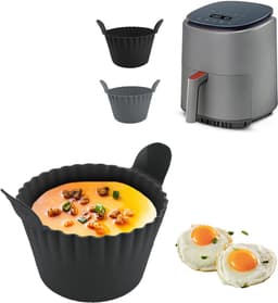 Siliconen Airfryer Siliconen Cupcake Bakvorm Ramekin voor Airfryer Oven Airfryer Siliconen Mandje — thumbnail 5