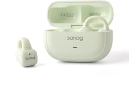 Sanag S3S – Open-Ear Bone Conduction Koptelefoon – Bluetooth 5.3 –Ai headset Sport Oorclip – 56u Lange Batterijduur – Waterdicht – Licht Groen — thumbnail 4
