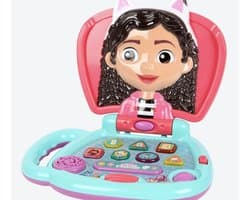 Gabby's Dollhouse Mijn Eerste Laptop – Baby Speelcomputer met Licht & Geluid (vanaf 6 maanden)