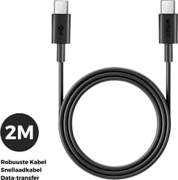 45W snellader GaN technologie - adapter USB A en USB C poorten - inclusief USB C naar USB C kabel 2 meter - geschikt voor Samsung Galaxy en iPhone 17 / 16 / 15 - zwart - WiseQ — thumbnail 5