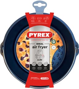 PYREX Metalen mand/bak met handvat voor AIR FRYER 20x19 cm rond — thumbnail 1