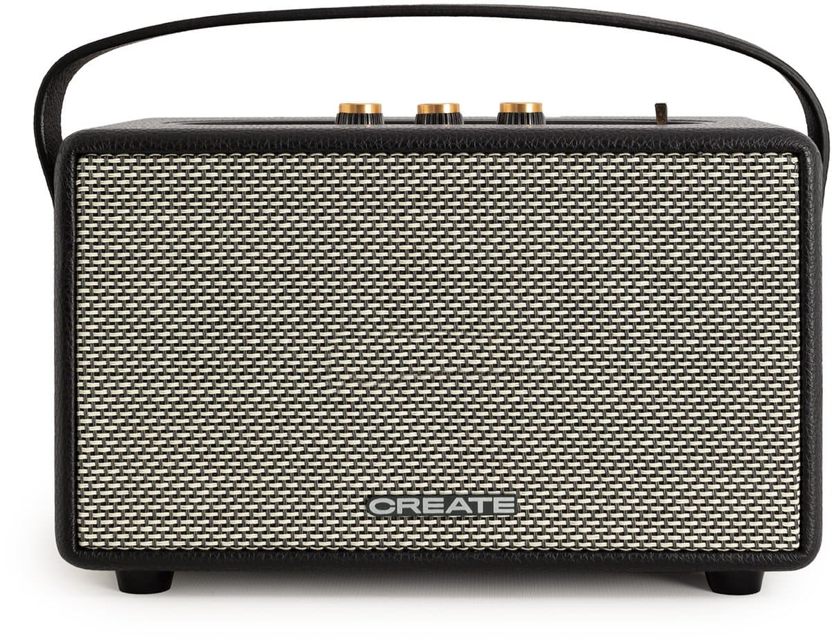 CREATE - Draagbare luidspreker met Bluetooth, USB en AUX, Groot - SPEAKER RETRO — afbeelding 1