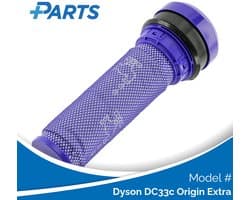 Dyson DC33c Origin Extra Filter (Plus.Parts® alternatief voor 923413-01)