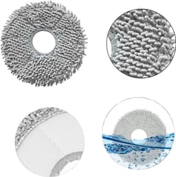 Veeg voor iRobot Roomba Plus 505 Combo / Roomba Plus 404 Combo [set 6] Herbruikbare wasbare dweil — thumbnail 3