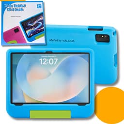 MyPad Yaluda Kindertablet PRO MAX - 8GB RAM - 64+512 GB - Android 15 - Snelle 10.1 Inch Kindertablet - Vanaf 3 Jaar - Perfect Voor School - Ouderlijk Toezicht - Ook Voor Volwassenen - 360° Sterk Beschermhoes - Blauw — thumbnail 1